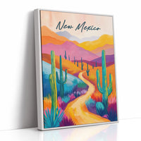Vibrant Paths Through Desert Blooms