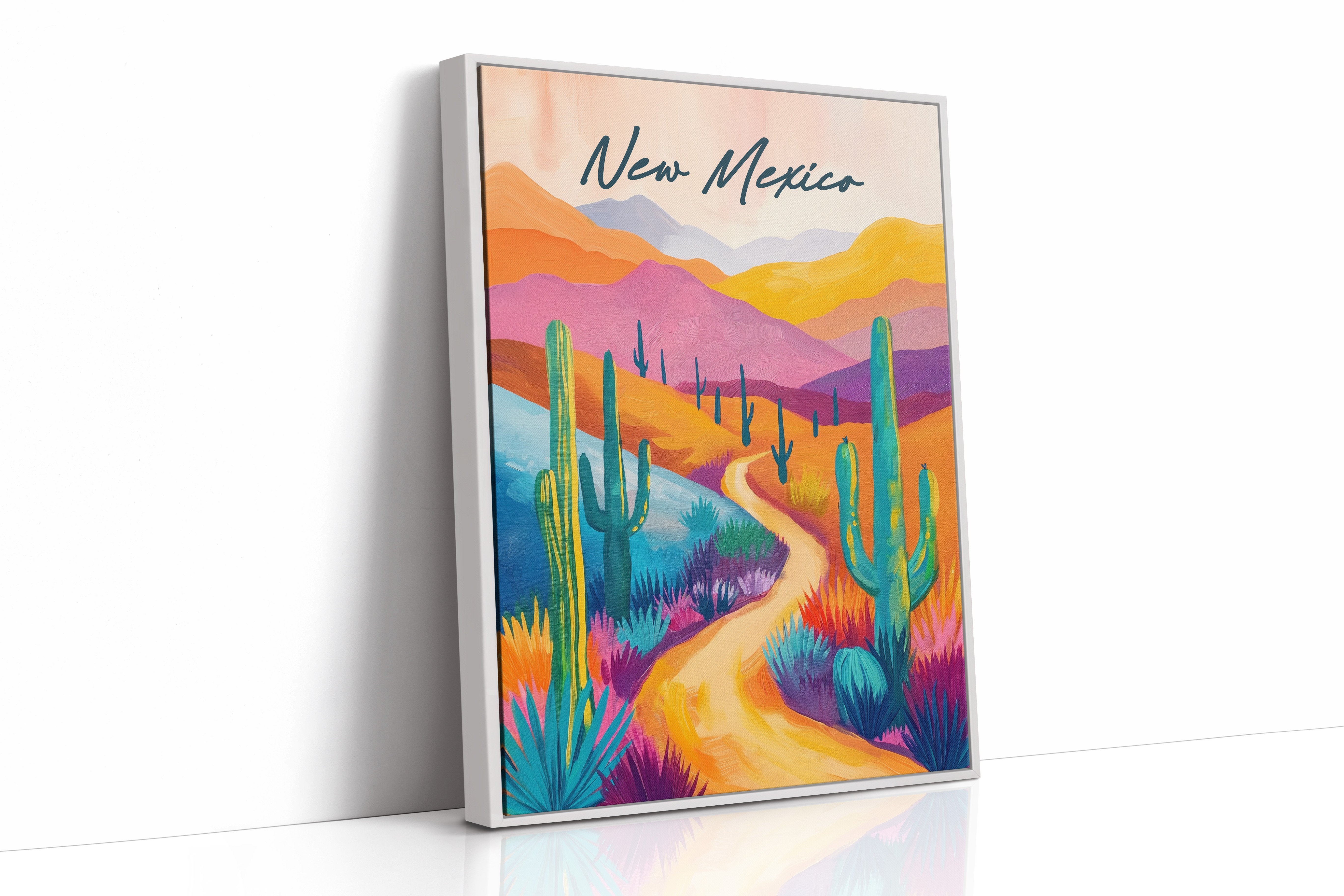 Vibrant Paths Through Desert Blooms