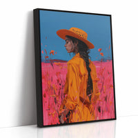 Poppies Dance Through Marigold Fields