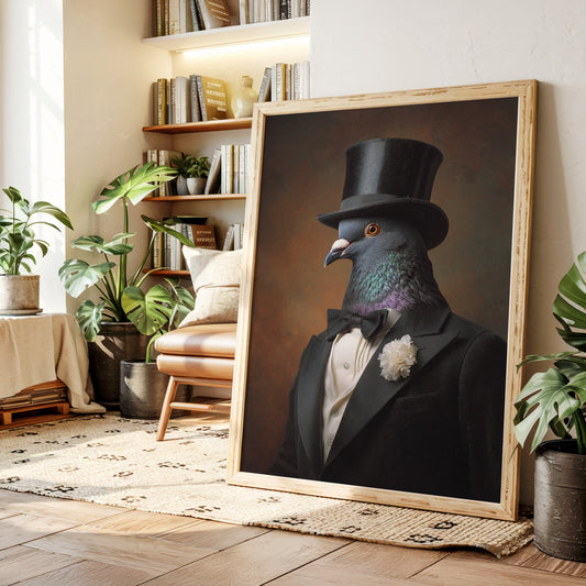 Dapper Feathers and Timeless Elegance
