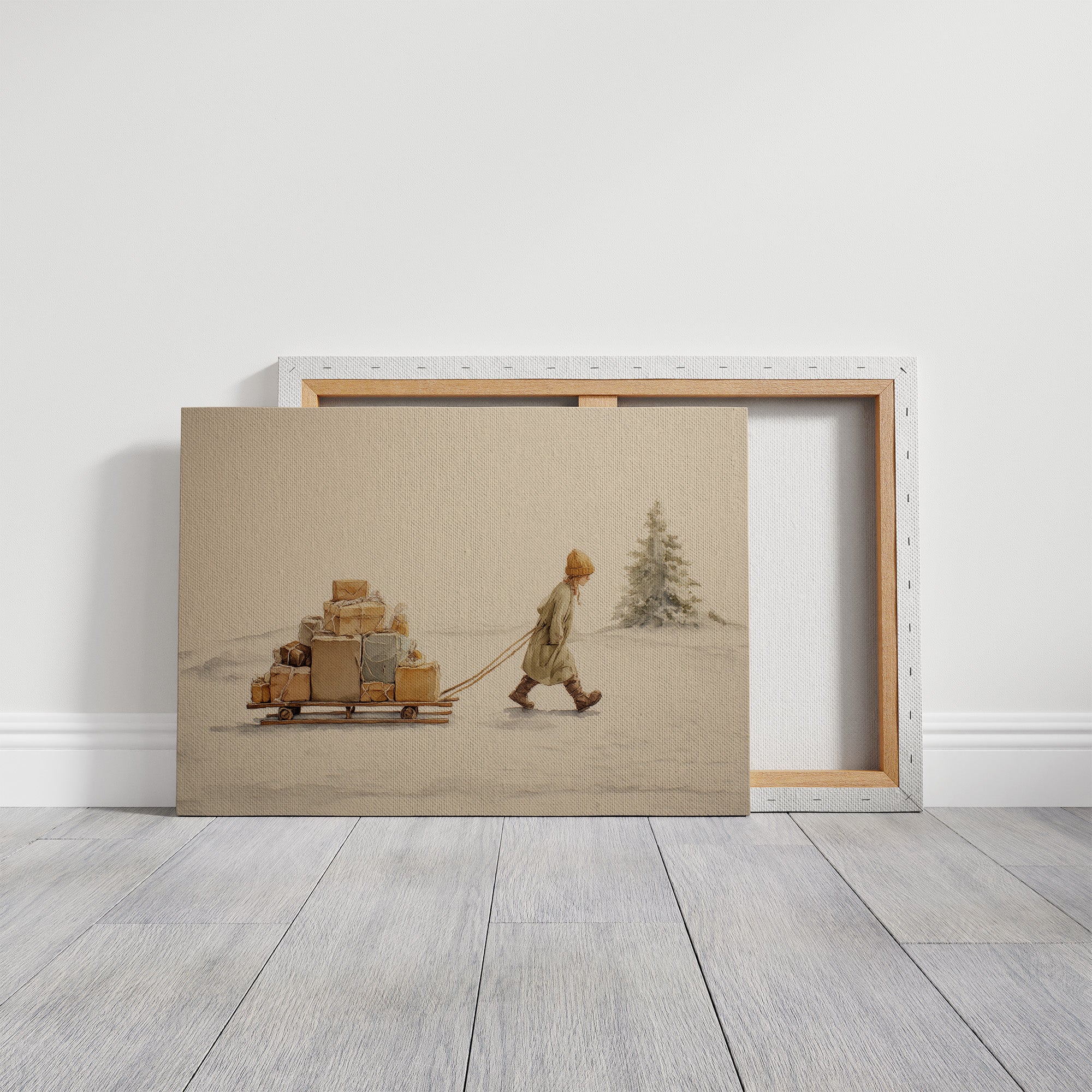 Solitary Gift Bearer's Winter Trek
