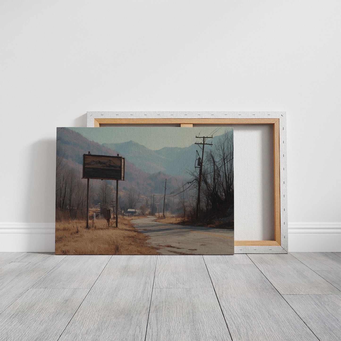 Forgotten Highway Through Mountain Mist