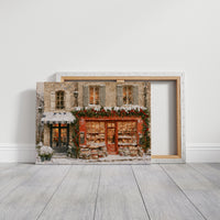 Snow On The Shop Windows