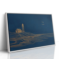 Coastal Beacon Awaits The Dawn