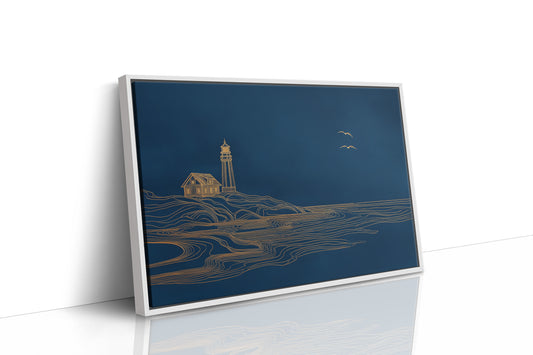 Coastal Beacon Awaits The Dawn