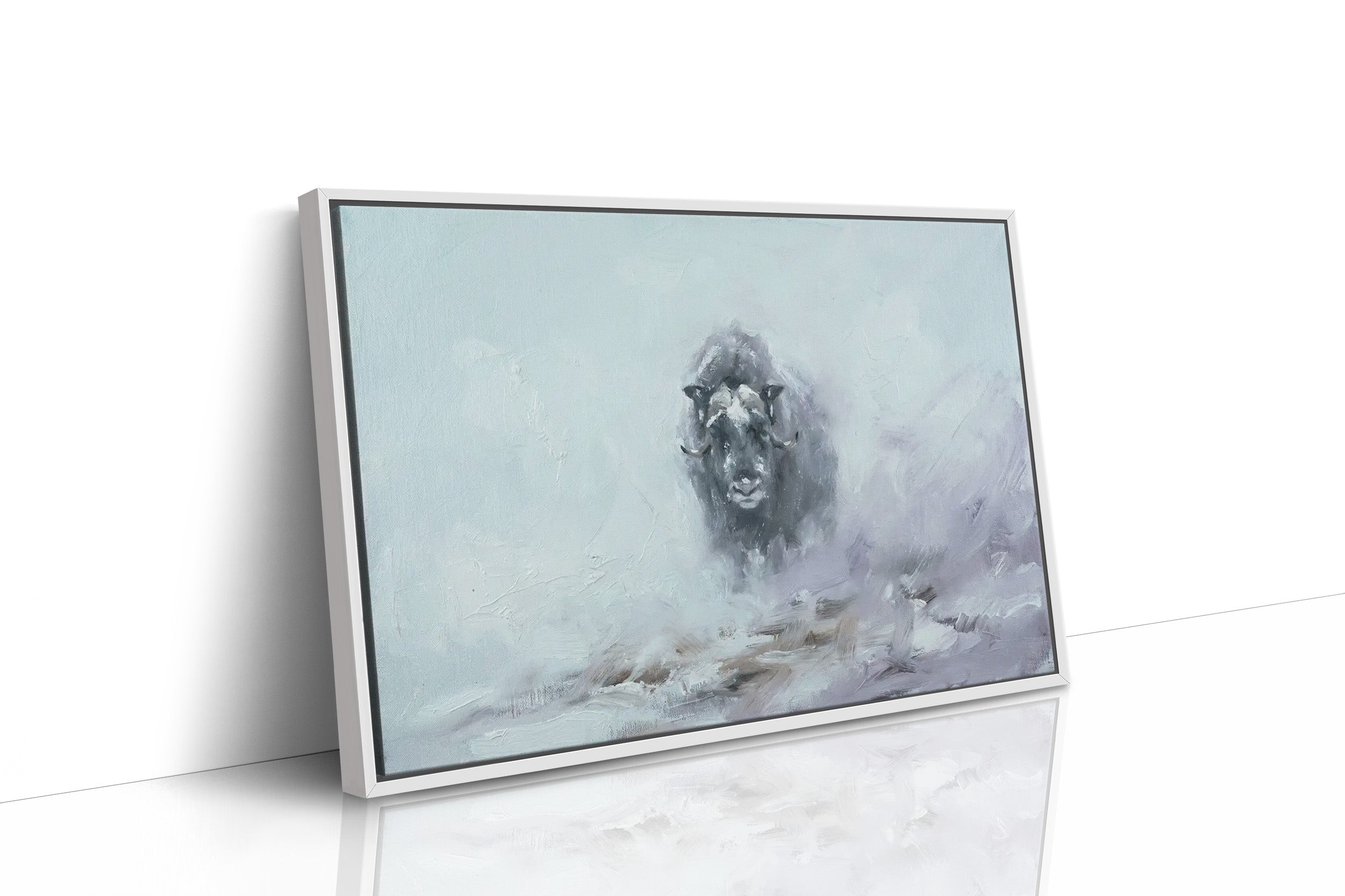 Musk Ox in the Whiteout