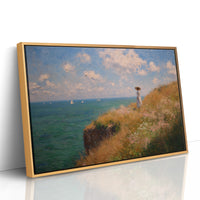 Seaside Reverie on Golden Cliffs