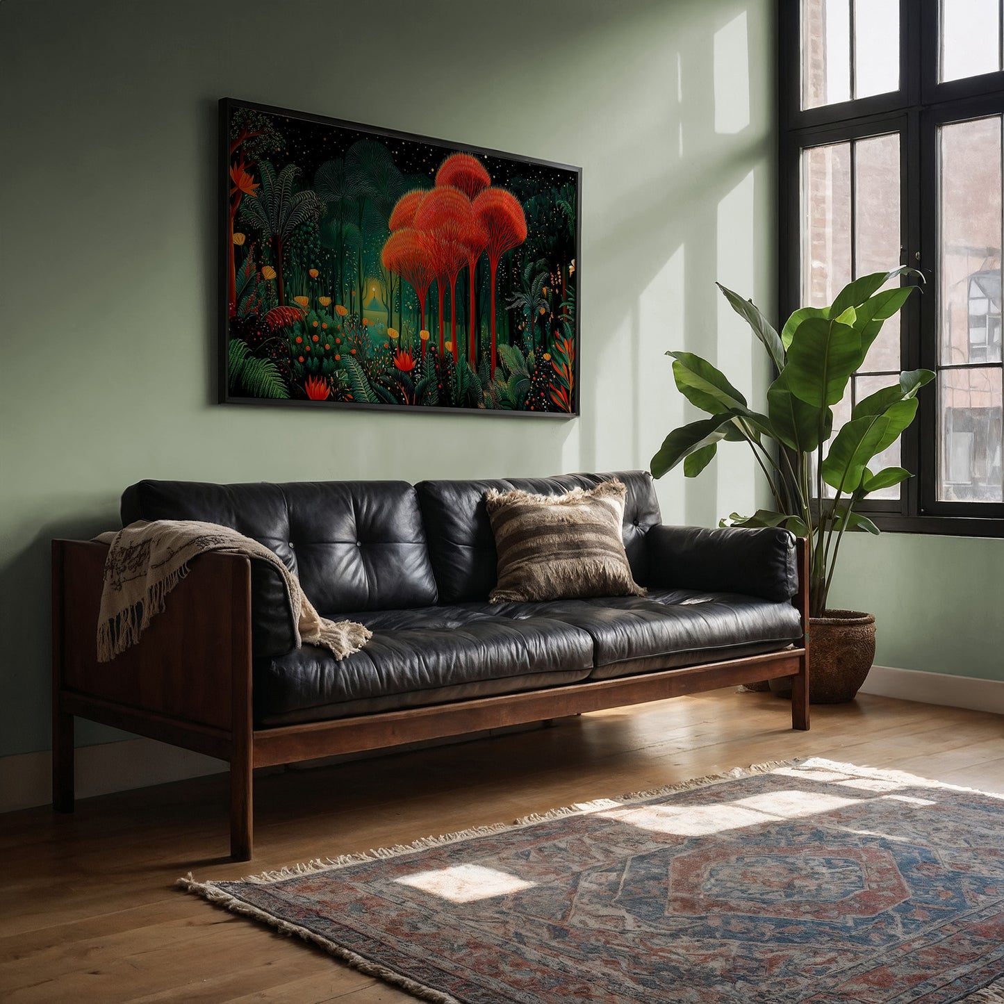 Coral Trees Dance In Midnight Gardens