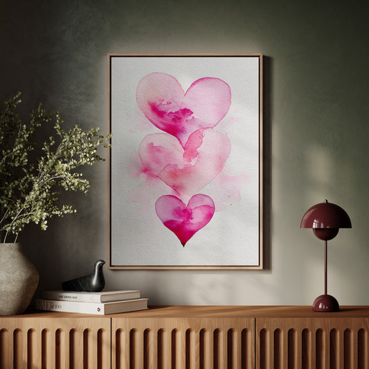 Hearts Unfold in Blush