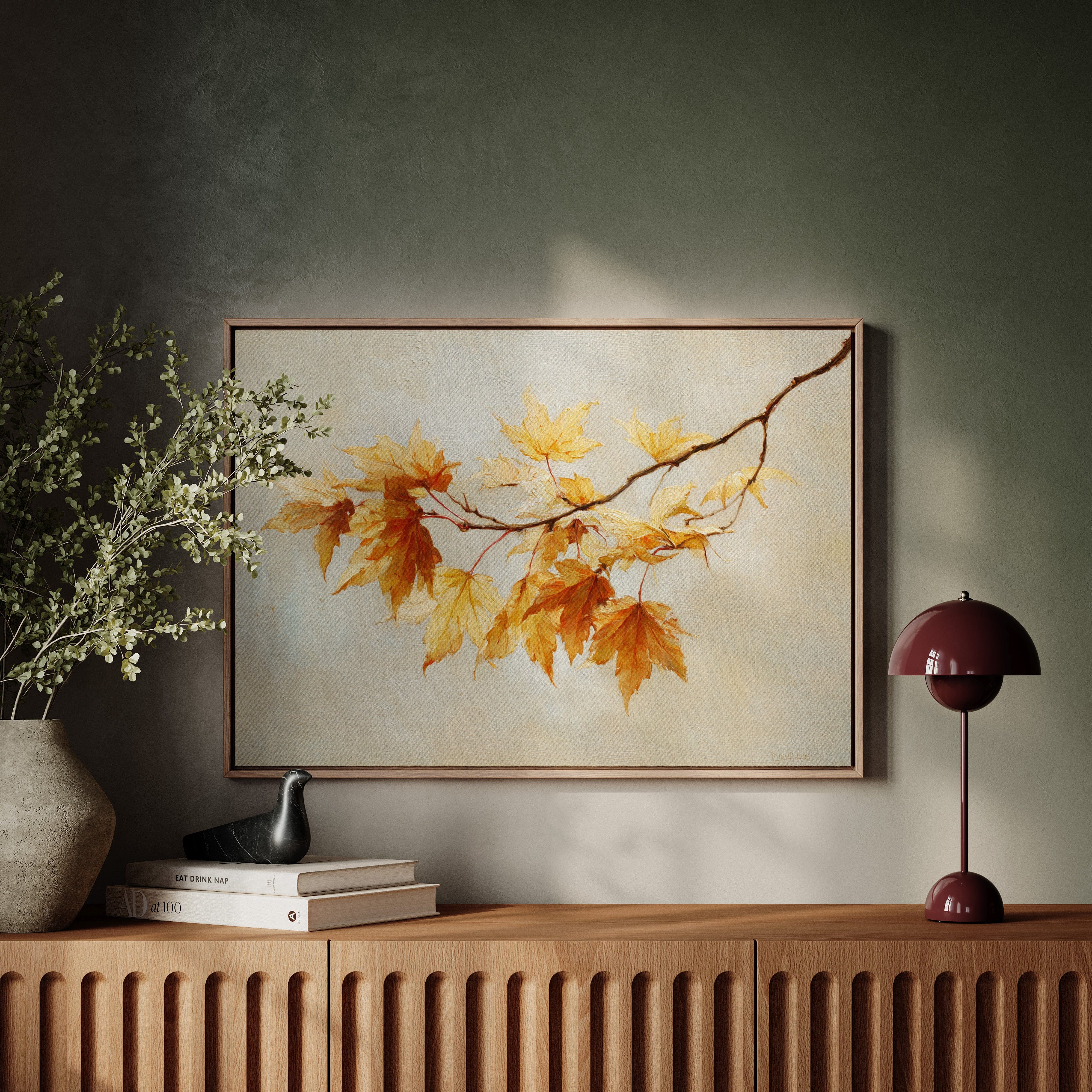 Maple Light Catches October's Glow