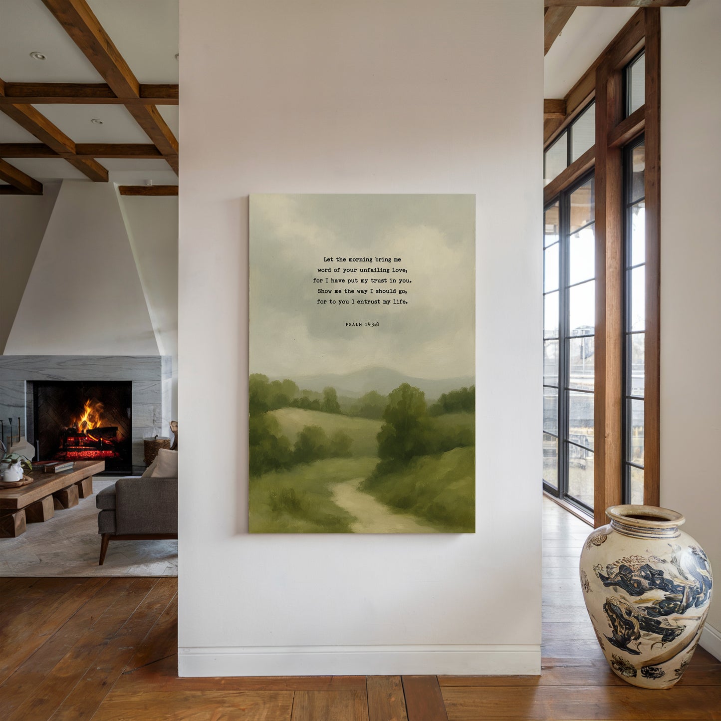 Morning Trust Psalm 143:8 Landscape Print