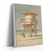 Shoreline Guardian Stands Solitary