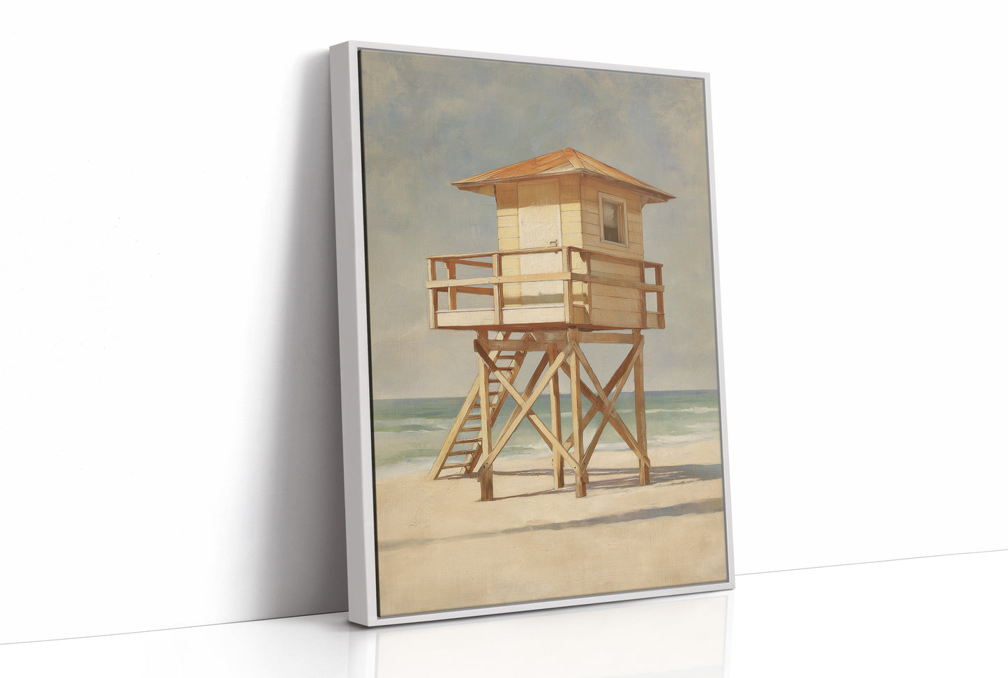 Shoreline Guardian Stands Solitary