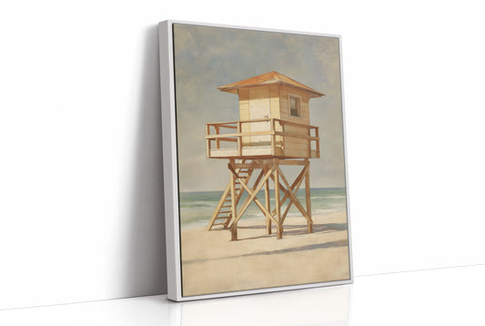 Shoreline Guardian Stands Solitary