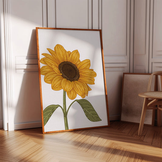 Golden Petals Paint Summer's Portrait