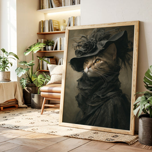 A Cat's Elegance Unveiled