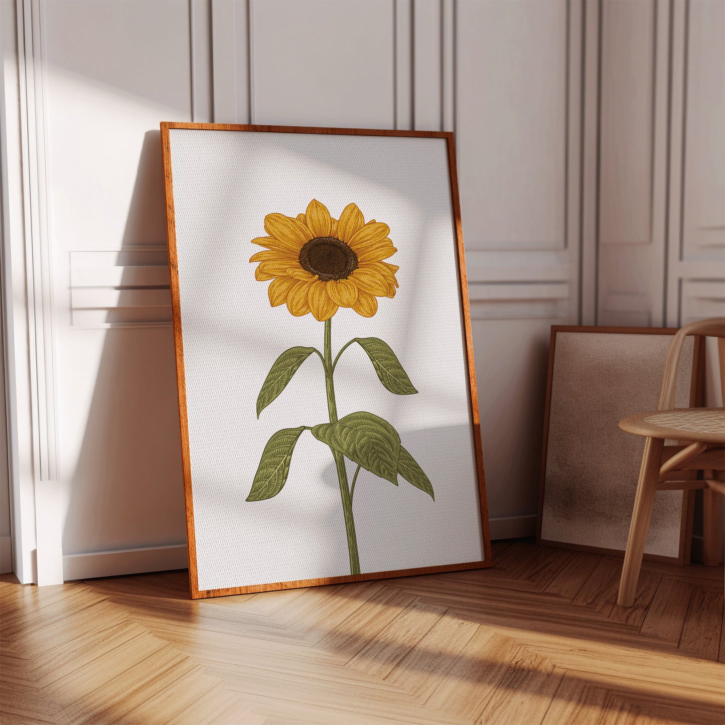 Golden Petals Follow Morning Light