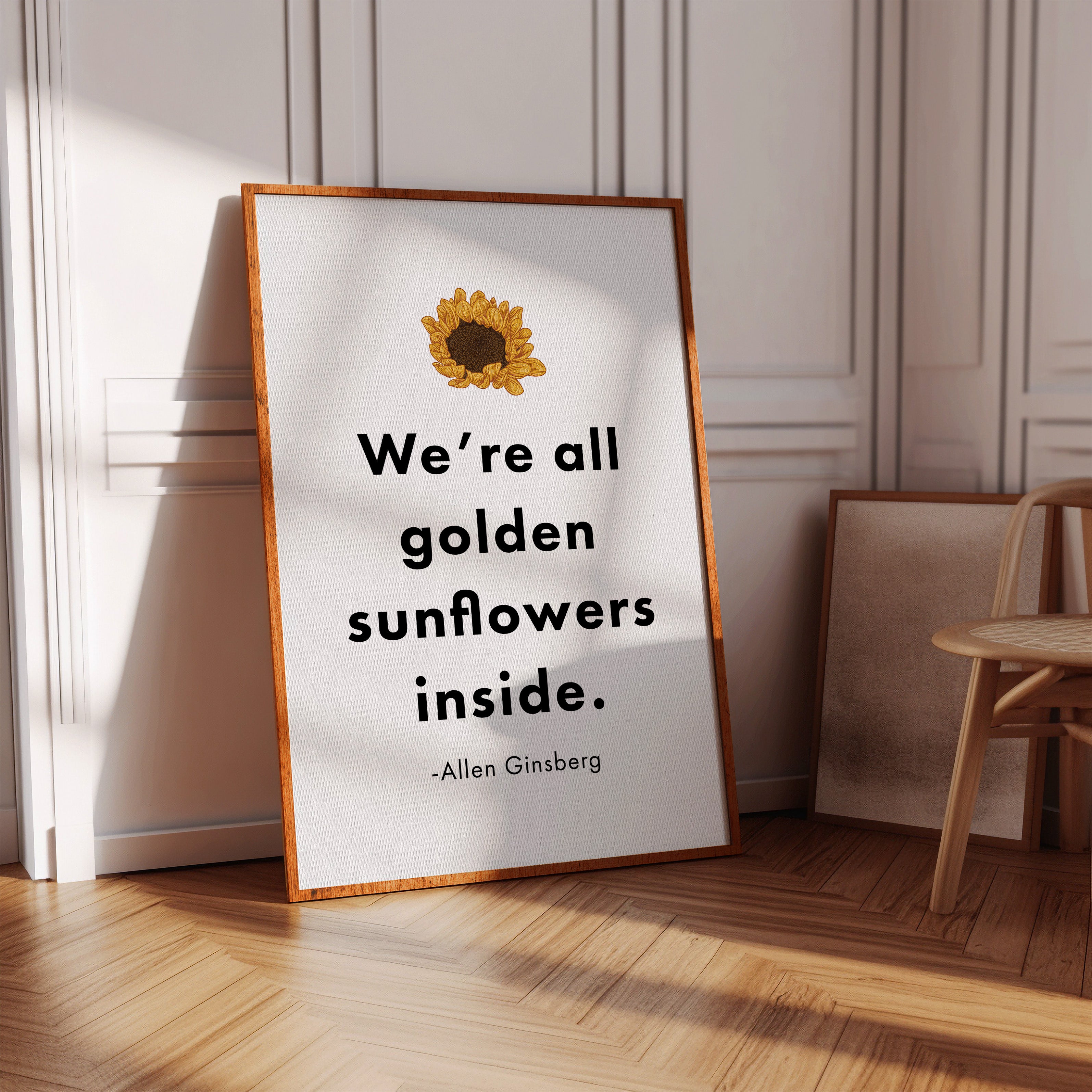 Petals Paint Poetry In Gold