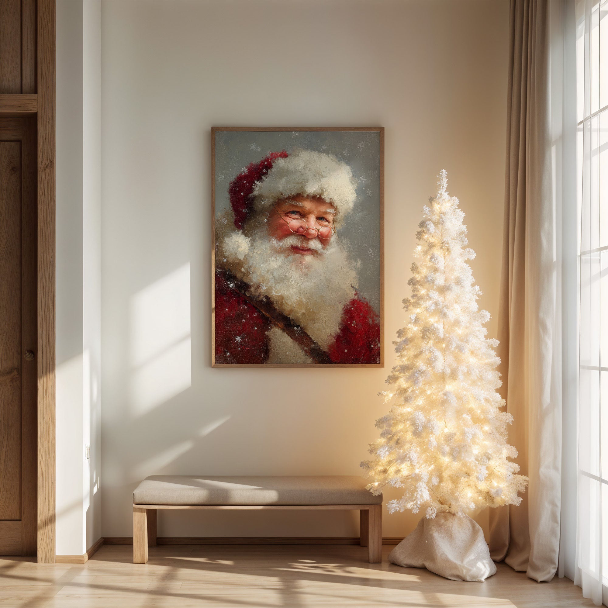 December Magic Glows Through Windows