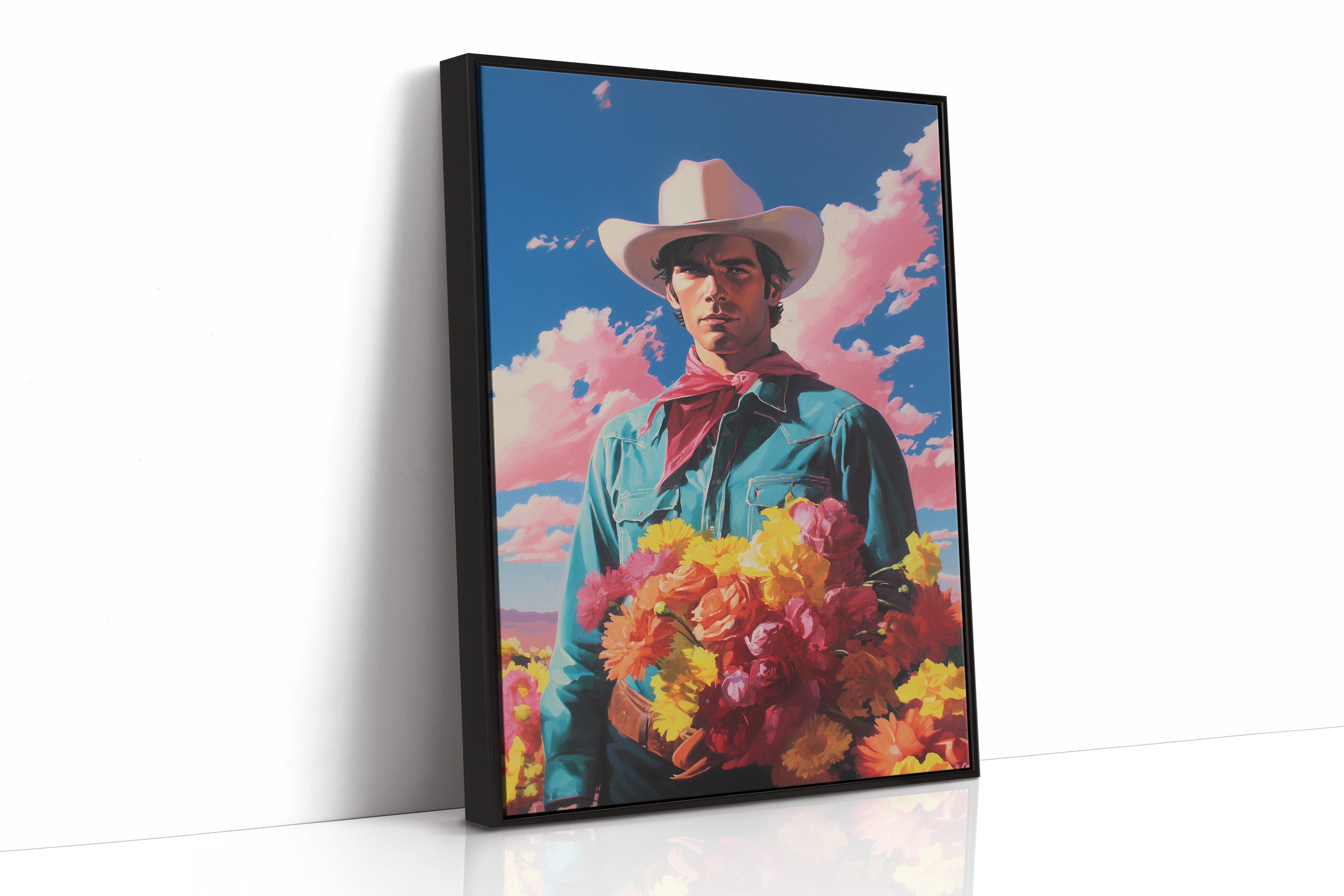 Wild Blooms Paint Desert Sunsets Blue