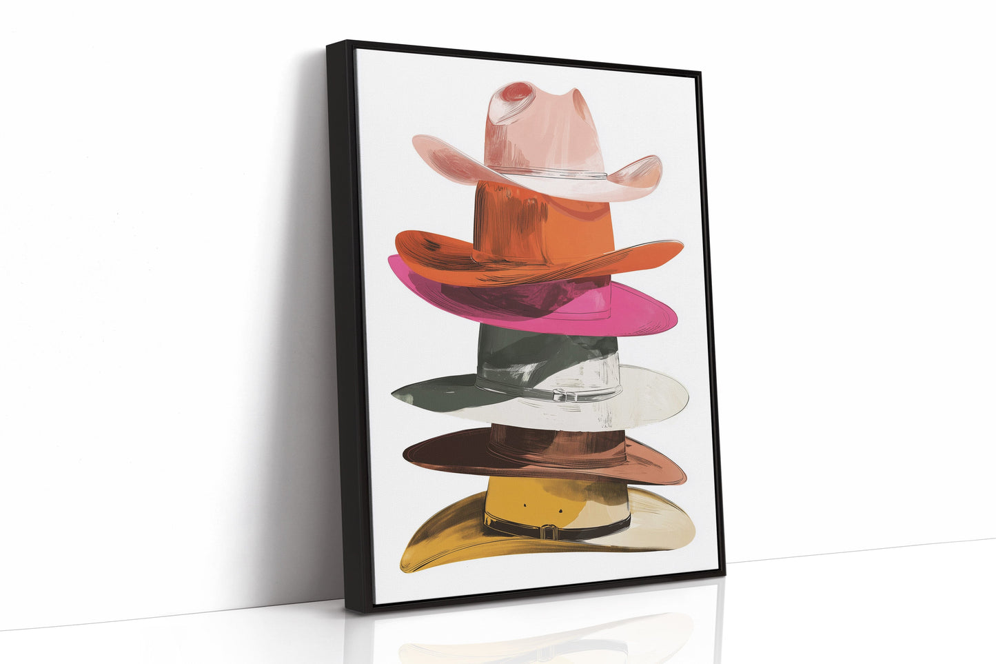Stacked Stetsons Paint Western Stories