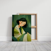 She Rests Inside the Green