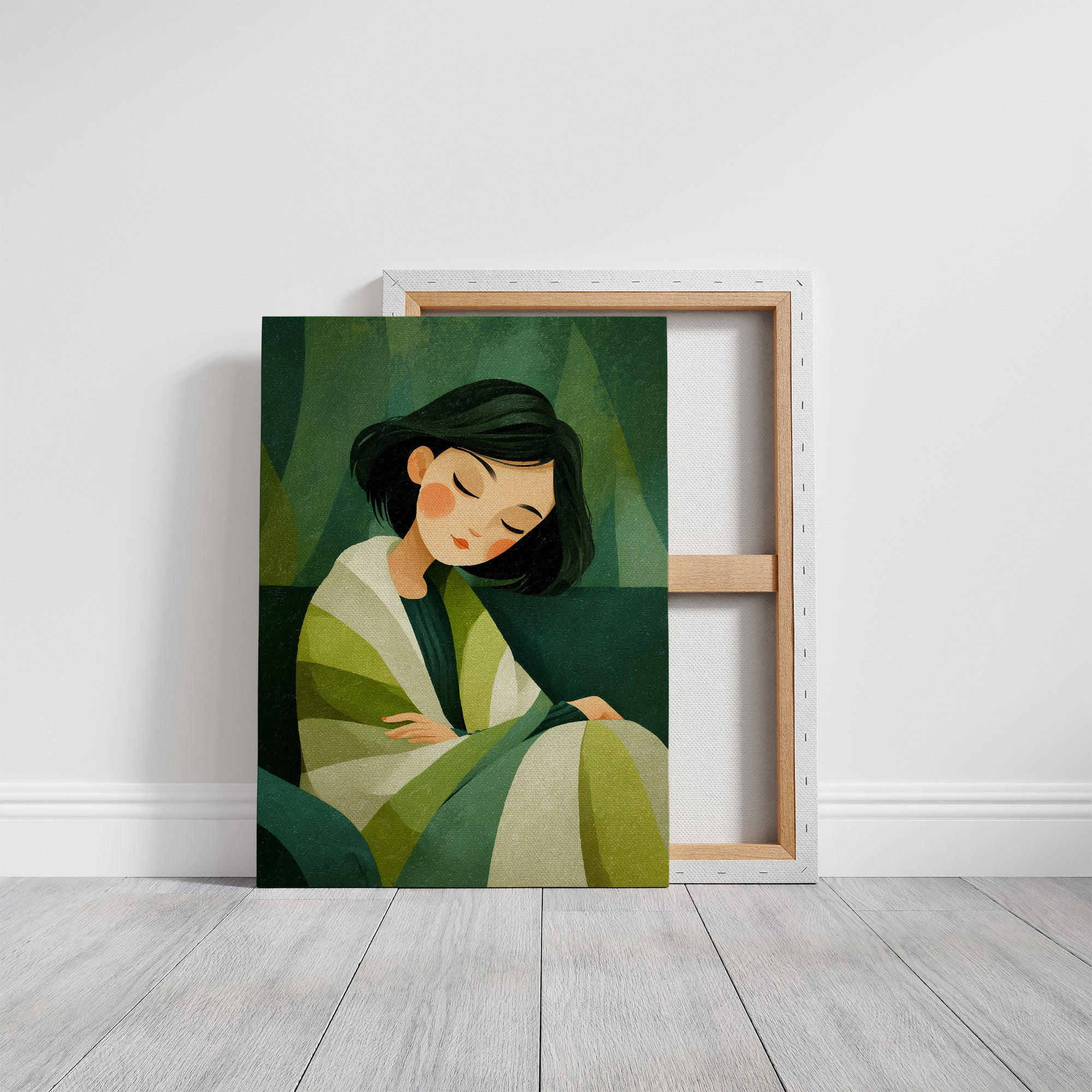 She Rests Inside the Green