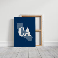 California CA State Silhouette