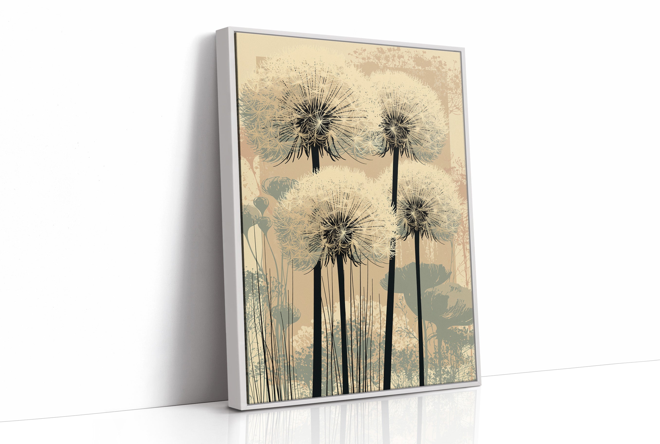 Dandelion Field in Soft Focus