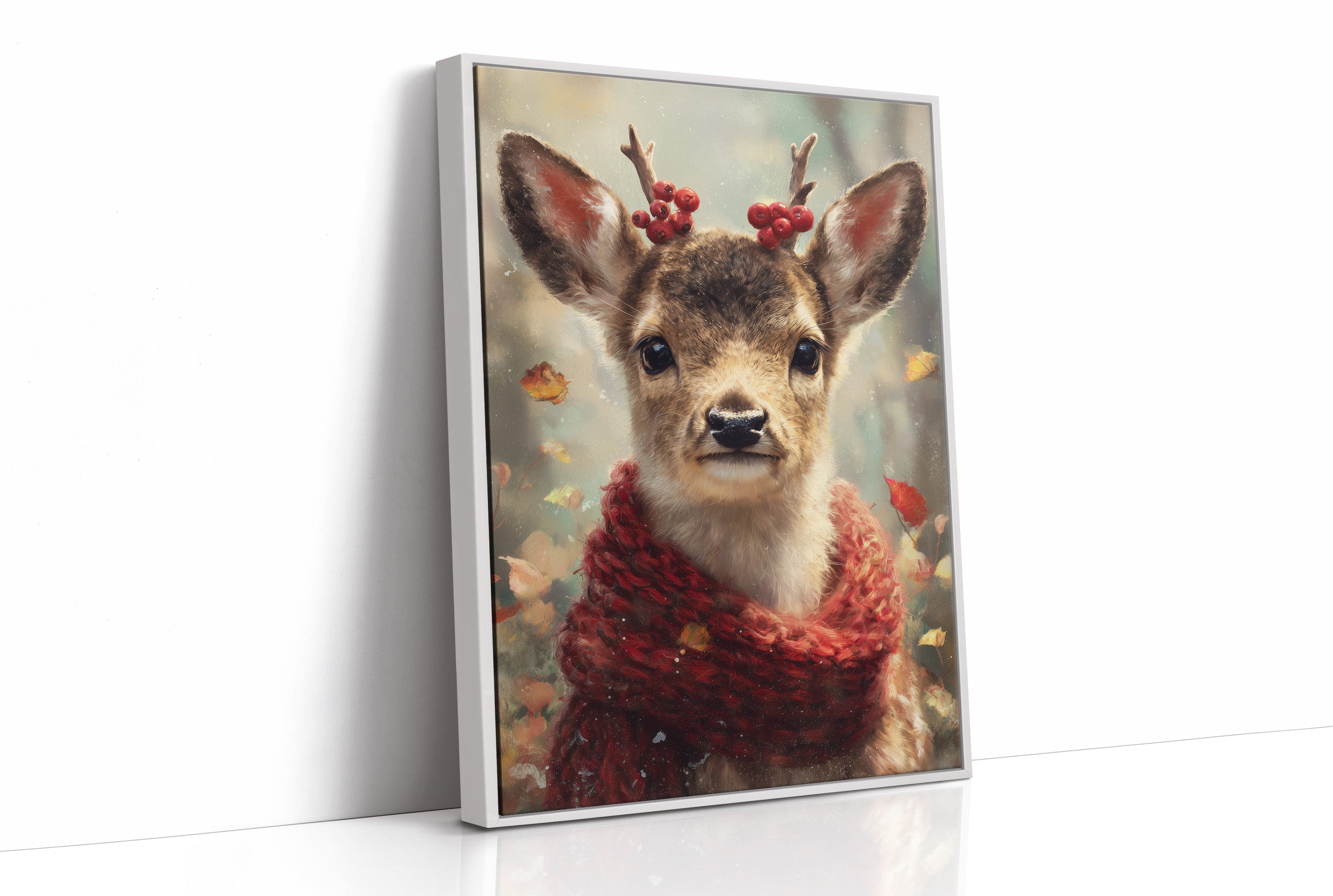 Little One in Winter Berries