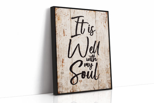 Rustic Affirmation Whispers Truth