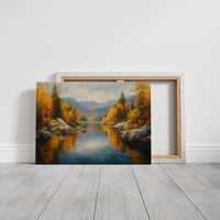 Mountain Lake Mirrors October's Glory