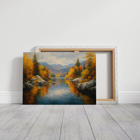 Mountain Lake Mirrors October's Glory