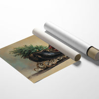 Vintage Sleigh Awaits December Magic