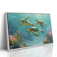 Ancient Voyagers Through Turquoise Depths