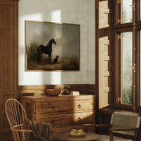 Noble Steed Shares Dawn With Friend