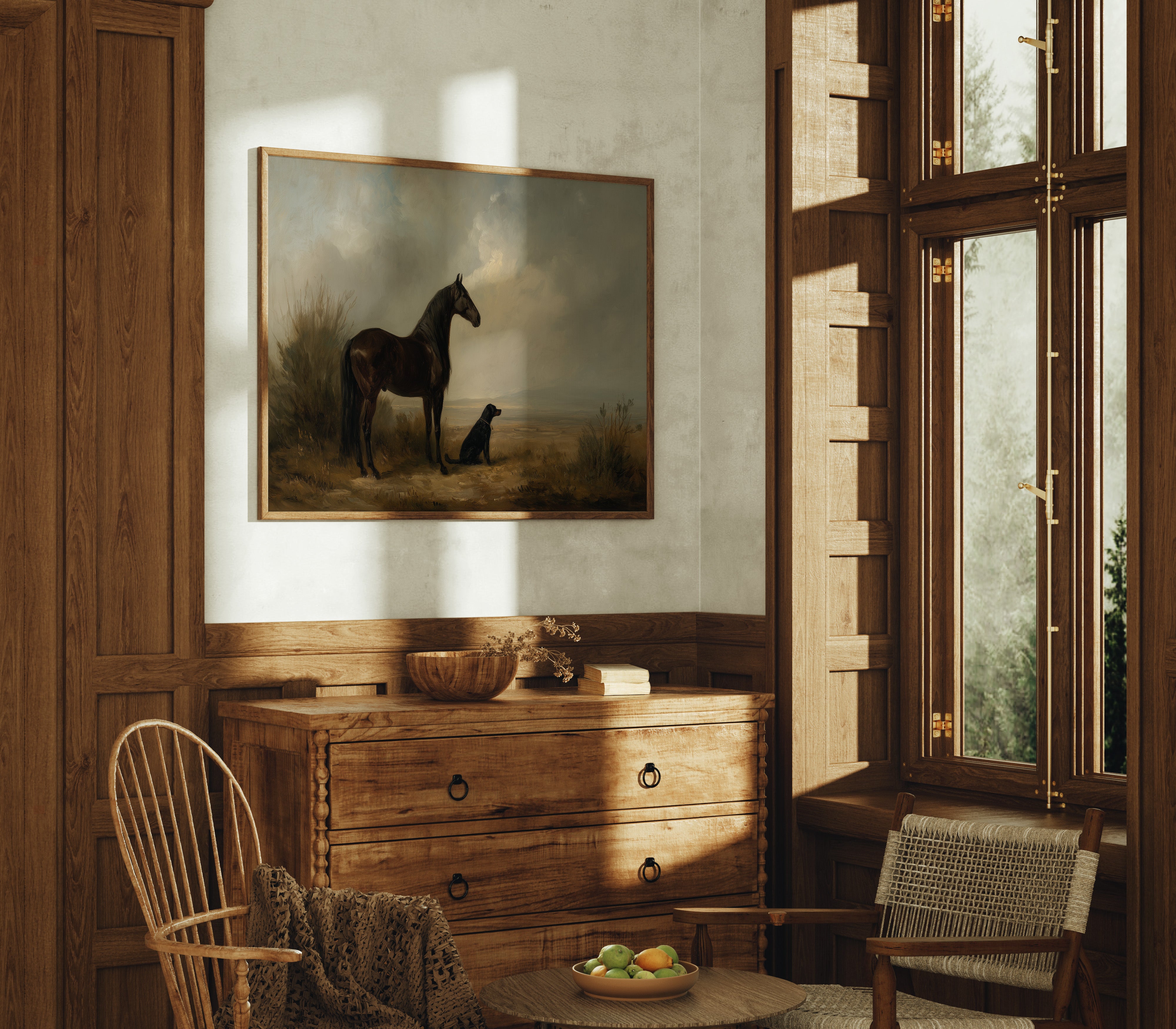 Noble Steed Shares Dawn With Friend