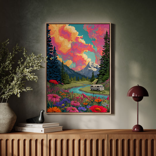 Journey Through Blossoms and Peaks