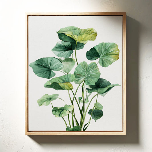 Lotus Leaves Dance In Sunlight