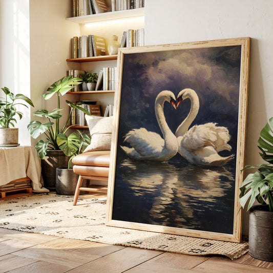 Hearts Entwined in Still Waters