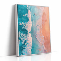 Surfers Chase Coral Tides