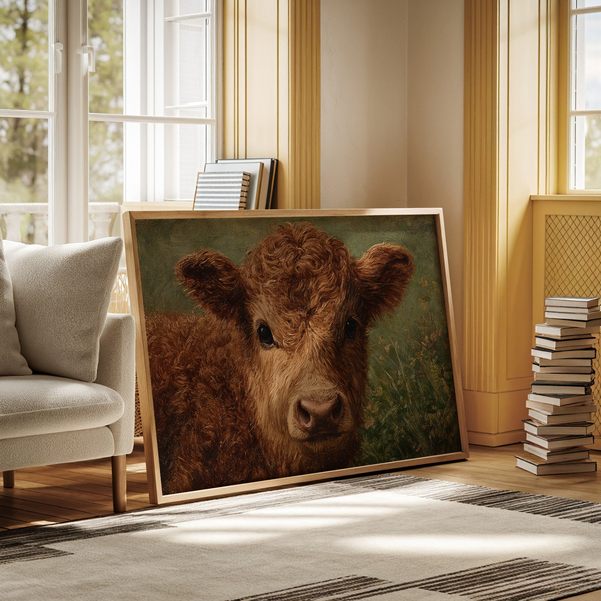 Sweet Summer Calf Holds Wonder