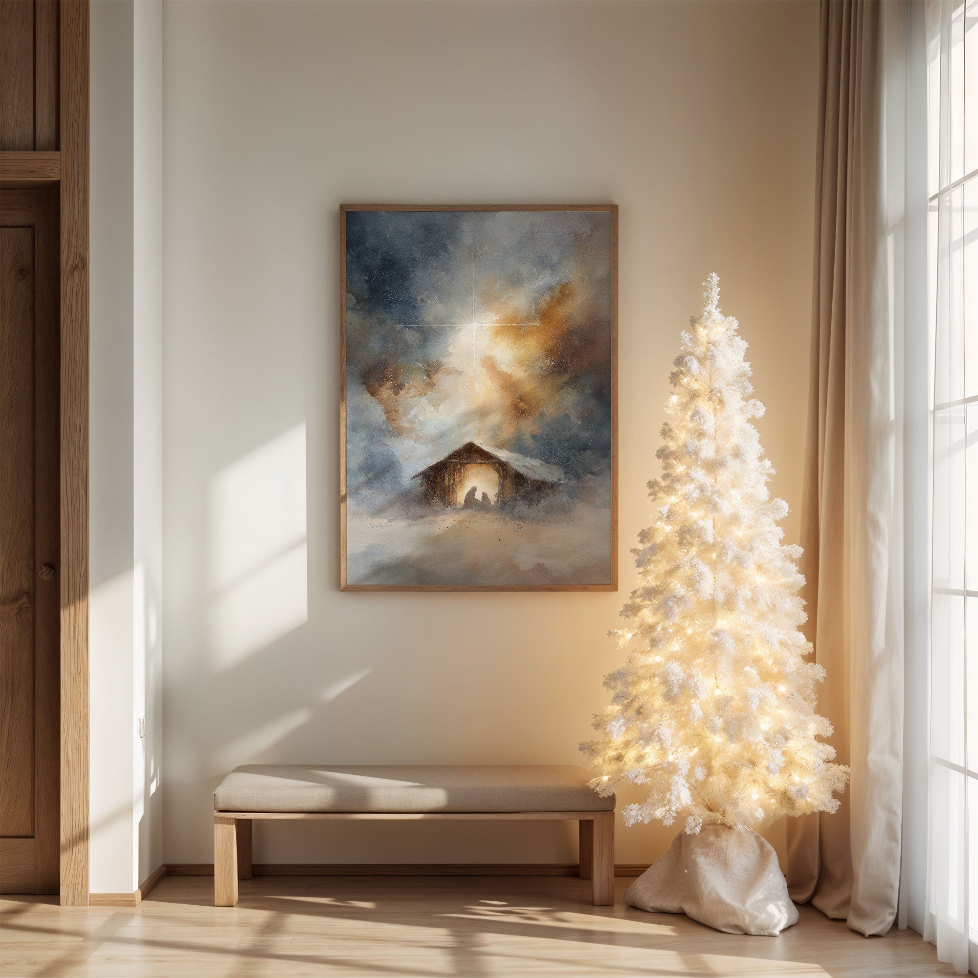 Silent Night Glows Beyond Winter