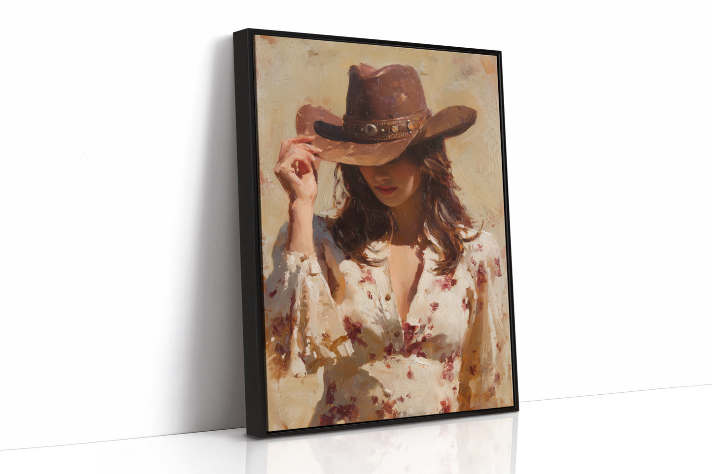 Prairie Roses Meet Leather Crown