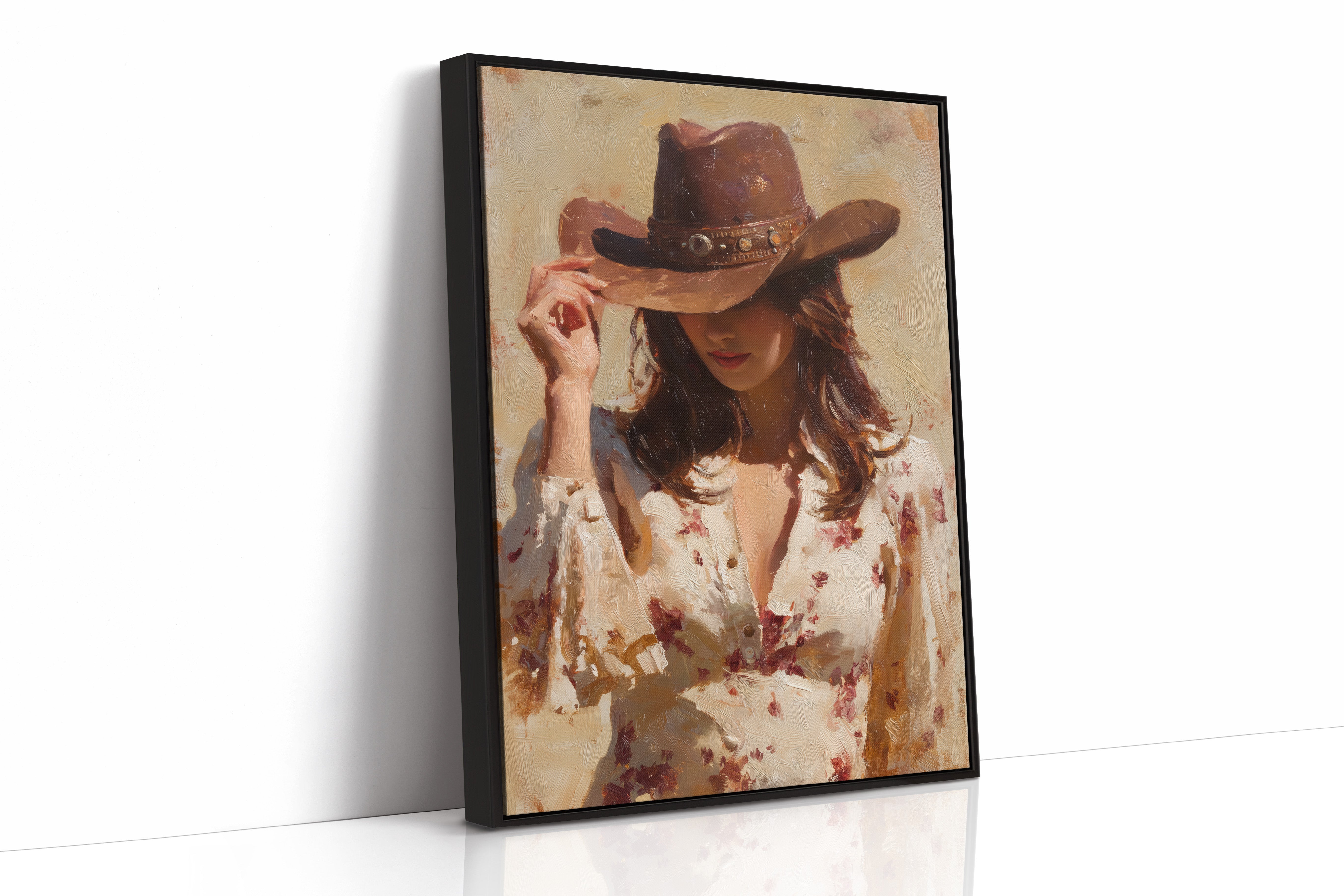 Prairie Roses Meet Leather Crown