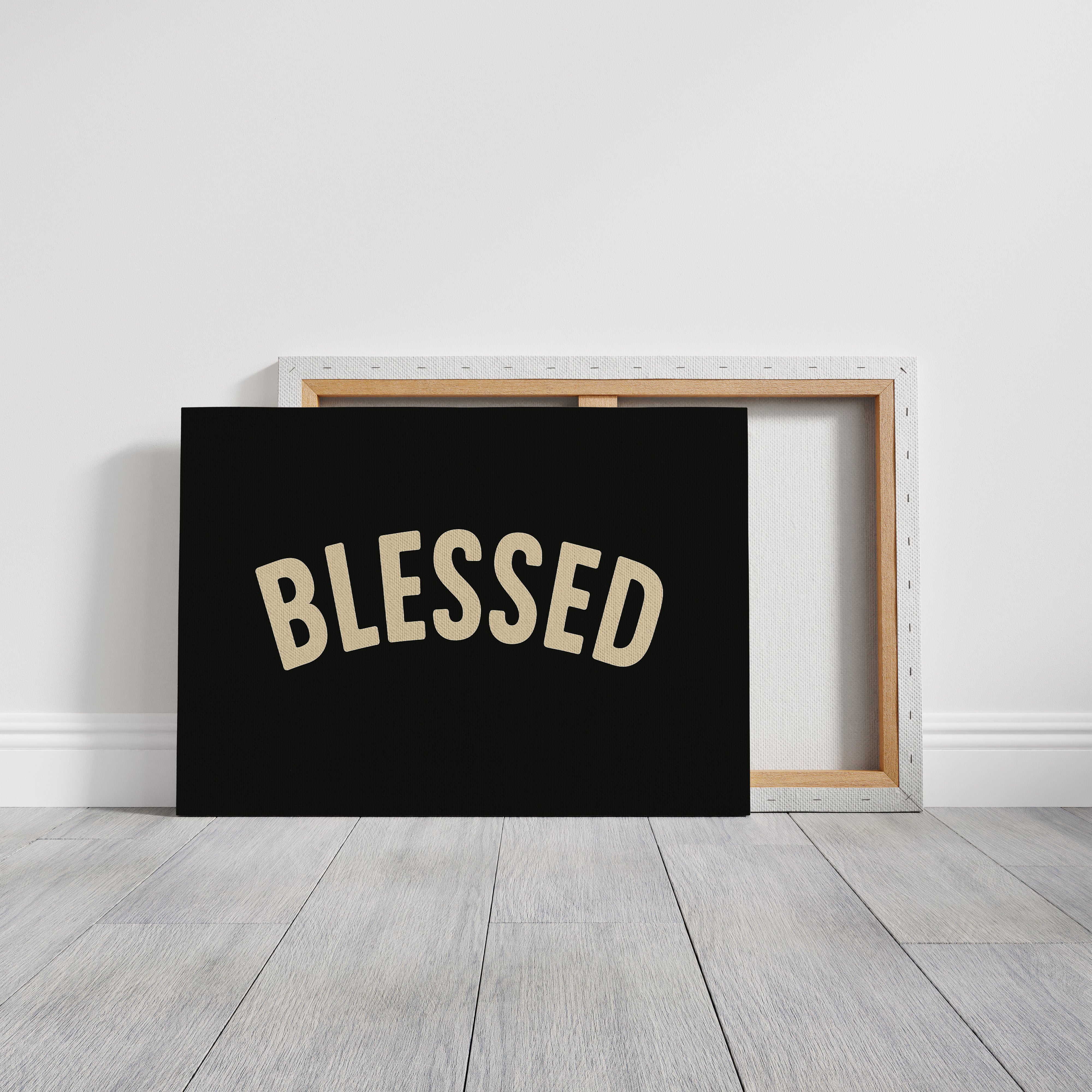 Blessed Minimalist Arch Text Print