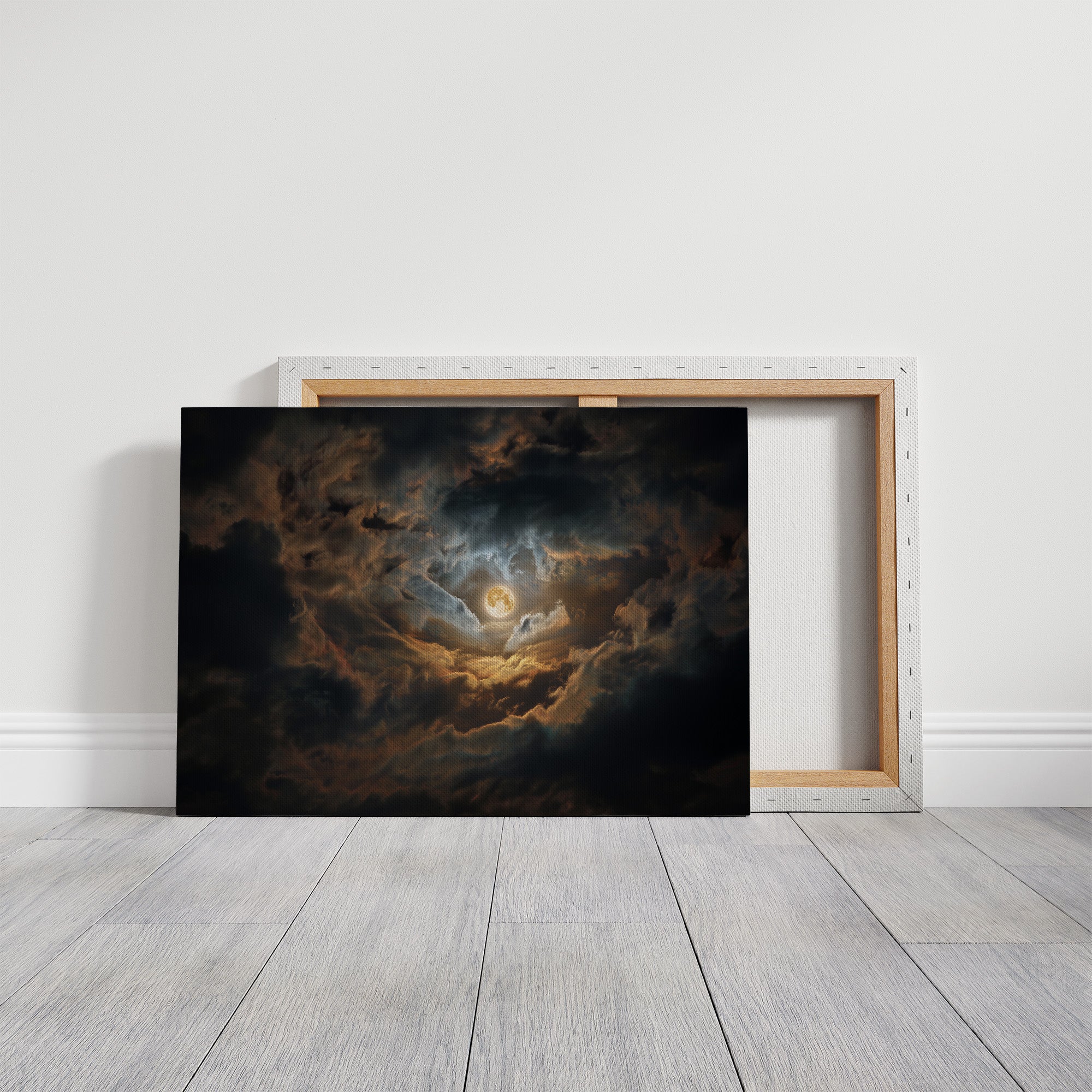Celestial Harbor Among Storm Clouds