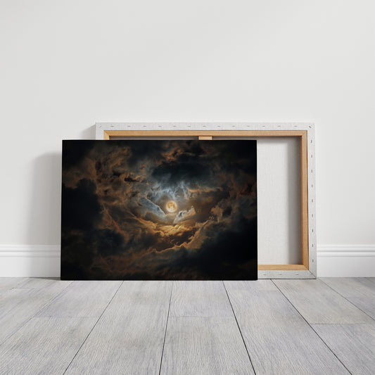 Celestial Harbor Among Storm Clouds