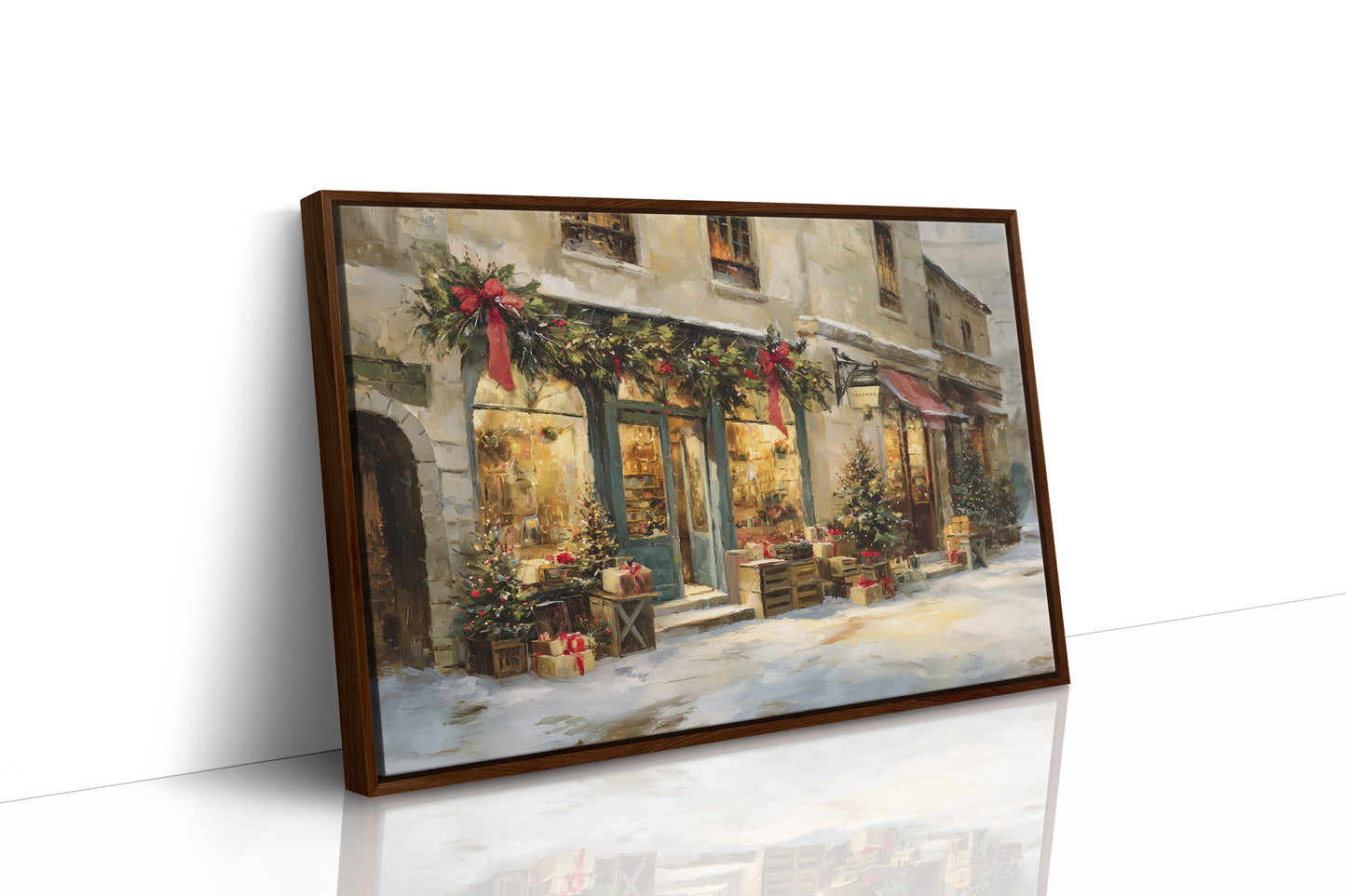 Festive Shops Await December Snow