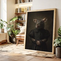 Elegant Rodent in Victorian Attire
